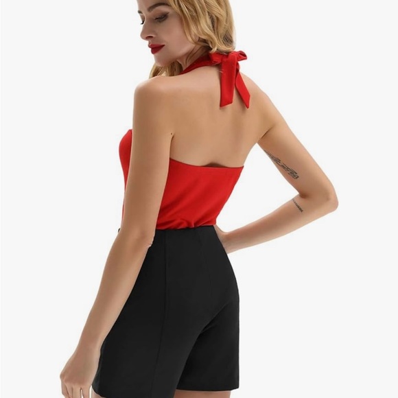 Vintage-look black sailor shorts rows of buttons Belle Poque - Picture 7 of 7